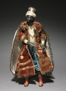 Figure from a Crèche: Negro Magus, 1780-1830. Creator: Unknown.