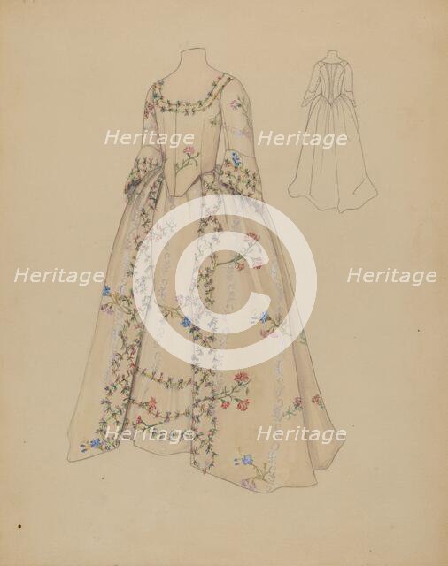 Ball Dress, c. 1936. Creator: Nancy Crimi.