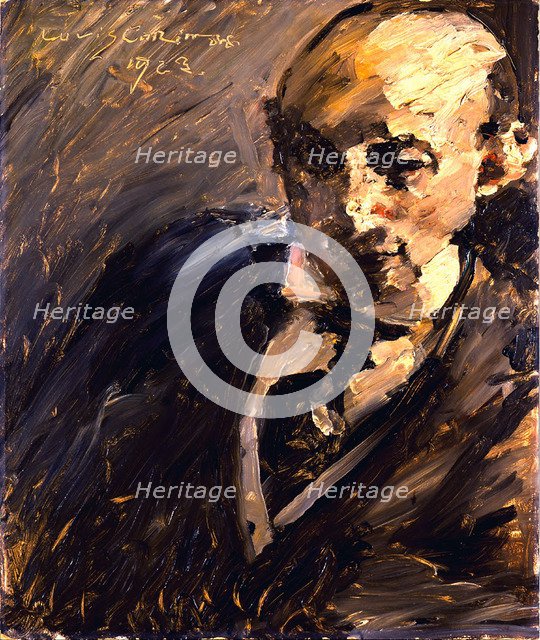 Portrait of Alfred Kuhn, 1923. Artist: Corinth, Lovis (1858-1925)