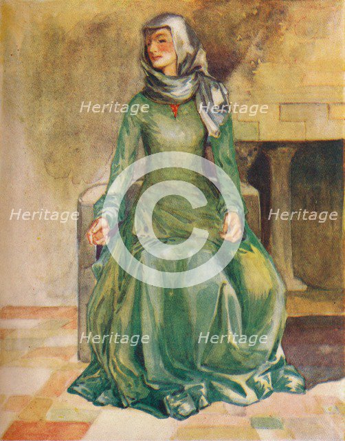 'A Woman of the Time of William II', 1907. Artist: Dion Clayton Calthrop.