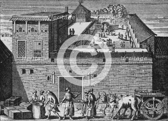 The beginning of the British Empire in India, 17th century (1908). Artist: Unknown.