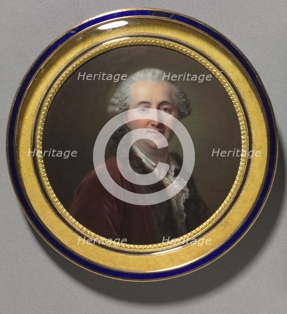 Portrait of Étienne François, comte de Stainville, duc de Choiseul, mid to late 1700s. Creator: Jacques Thouron (Swiss, 1740-1789).