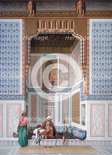 'Khosne Ahmed el-Bordeyny', 19th century. Artist: Emile Prisse D'Avennes