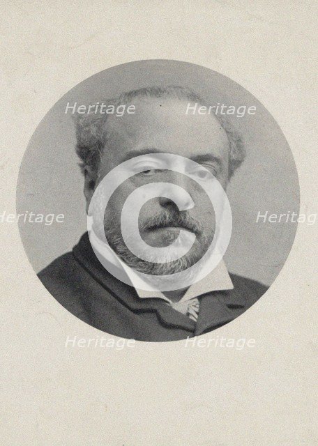 Portrait of the composer Emmanuel Chabrier (1841-1894), Early 1890s.