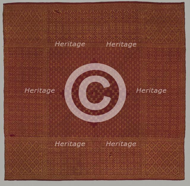 Square, Probably Head Wrapper, late 1800s. Creator: Unknown.