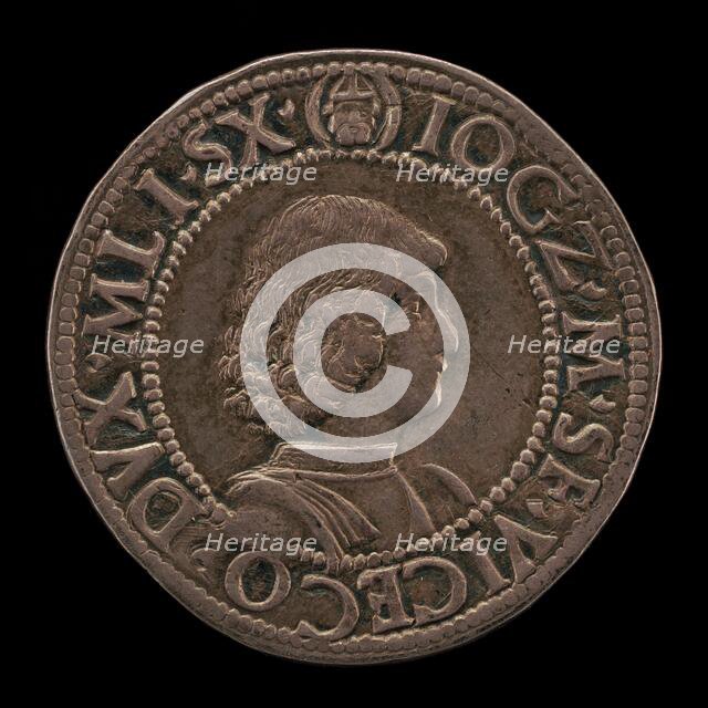 Giangaleazzo Maria Sforza, 1469-1494, 6th Duke of Milan 1476 (obverse), 1481/1494. Creator: Unknown.