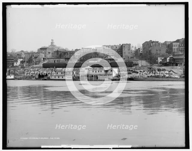 Vicksburg, Miss., from the river, c1906. Creator: Unknown.