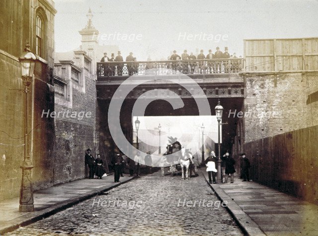 View of Shoe Lane Bridge, City of London, 1869. Artist: Henry Dixon