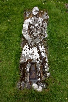 Grave of Angus Martin, Kilmuir Graveyard, Skye, Highland, Scotland.