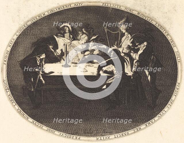 The Card Players, c. 1628. Creator: Jacques Callot.