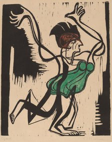 Palucca, 1930. Creator: Ernst Kirchner.