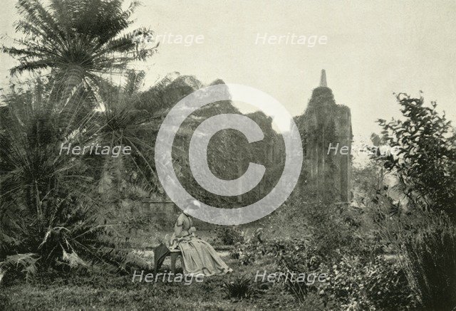 'Gothic Ruin in Barrackpore Garden, c1870', (1925). Creator: Unknown.
