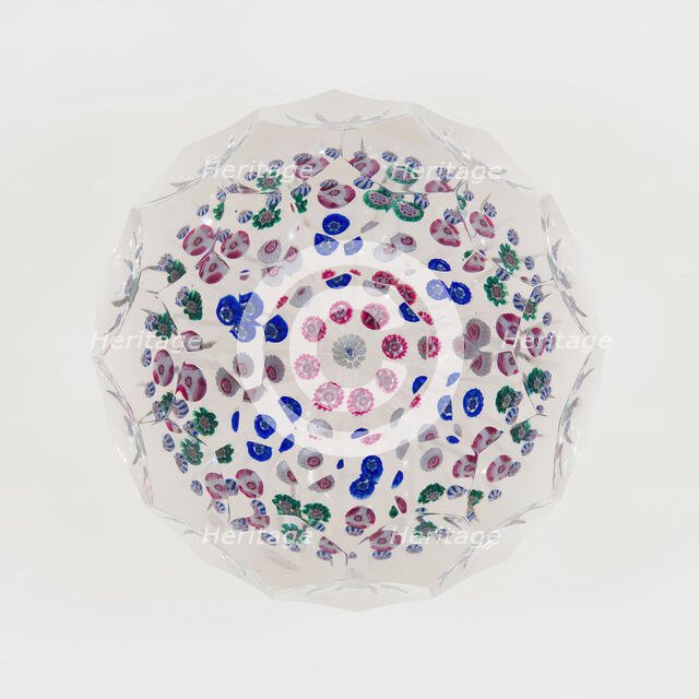 Paperweight, France, c. 1845/60. Creator: Clichy Glassworks.