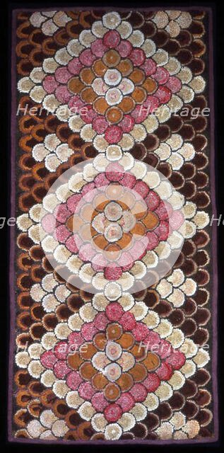 Rug, United States, c. 1885. Creator: Unknown.