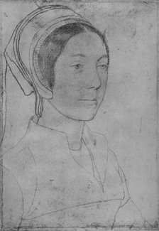 'A Lady: Unknown', c1532-1543 (1945). Artists: Hans Holbein the Younger, Unknown.