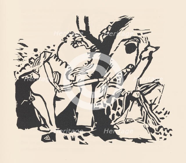 Improvisation 4. From Klänge (Sounds) , 1913. Creator: Kandinsky, Wassily Vasilyevich (1866-1944).