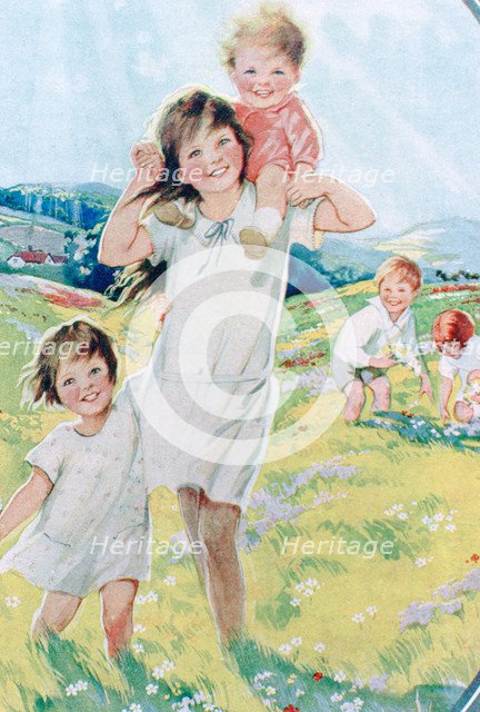 Advert for Wright's coal tar soap (detail), 1920s. Artist: Unknown