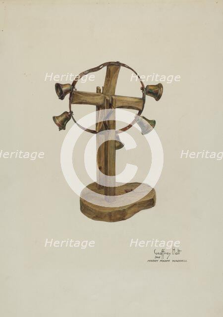 Altar Chimes, c. 1939. Creators: Geoffrey Holt, Harry Mann Waddell.