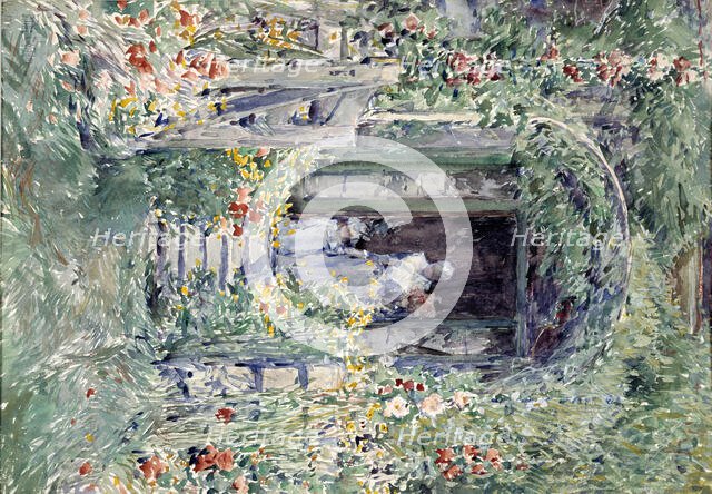 The Garden in Its Glory, 1892. Creator: Frederick Childe Hassam.