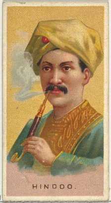 Hindu, from World's Smokers series (N33) for Allen & Ginter Cigarettes, 1888. Creator: Allen & Ginter.