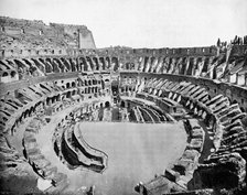Interior of the Colosseum, Rome, 1893.Artist: John L Stoddard
