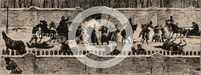 The Assassination of Alexander II on 13 March 1881, 1881. Creator: Anonymous.