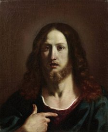 Salvator Mundi (Saviour of the World), c. 1655-1665. Creator: Guercino (1591-1666).