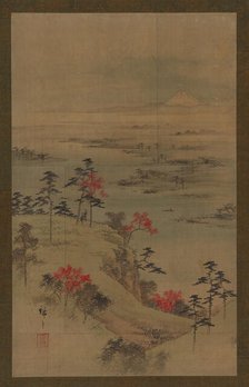 Autumn landscape, mid 19th century. Creator: Utagawa Hiroshige II.