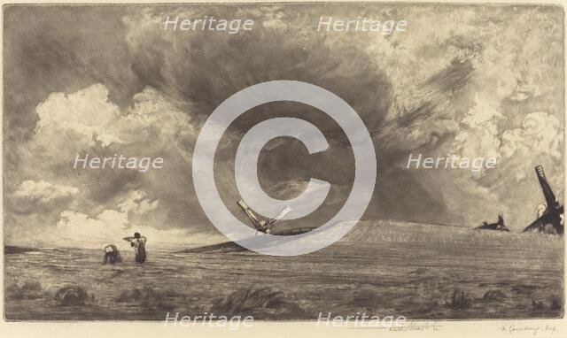 A Sussex Down, 1898. Creator: Frank Short.