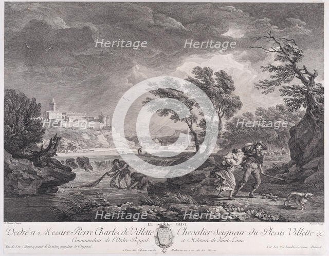 Noon, ca. 1770. Creator: Jacques Aliamet.