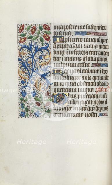 Book of Hours (Use of Rouen): fol. 40v, c. 1470. Creator: Master of the Geneva Latini (French, active Rouen, 1460-80).