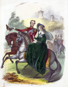 Queen Victoria and Prince Albert. Artist: Unknown