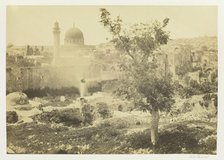 The Mosque of Omar, Jerusalem, 1857. Creator: Francis Frith.