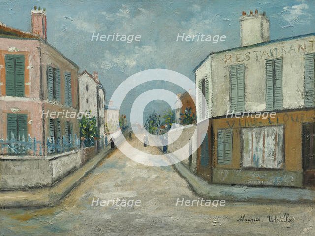 Rue de la Banlieue, 1912-1914. Creator: Maurice Utrillo.