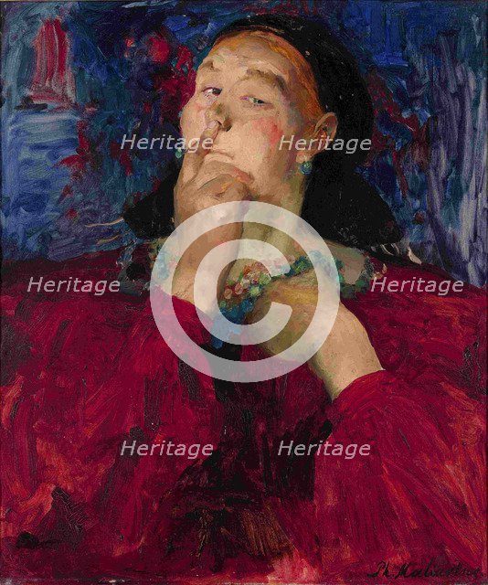 A Secret. Artist: Malyavin, Filipp Andreyevich (1869-1940)