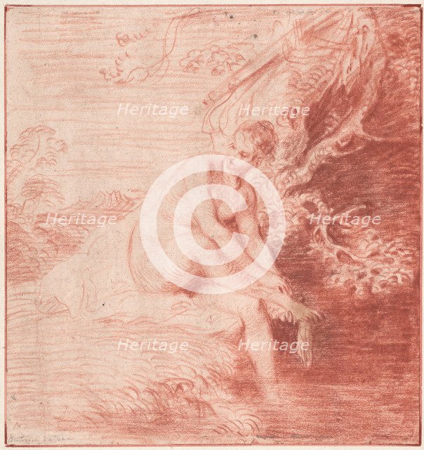 Diana Bathing, c. 1716. Artist: Watteau, Jean Antoine (1684-1721)