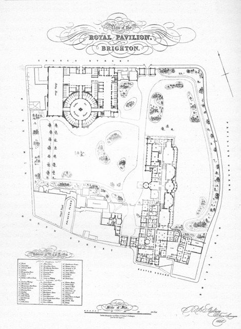 'A Plan of the Pavilion Estate as it was when purchased by the Town Authorities, 1850', (1939). Artist: Unknown.