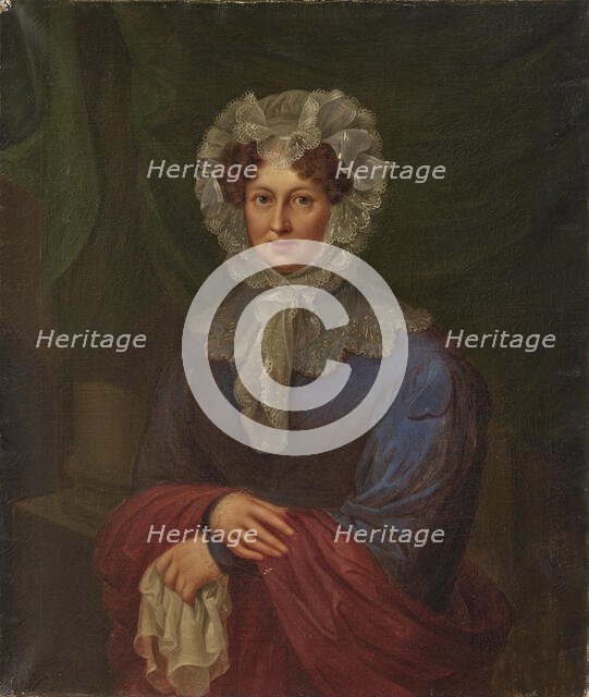 Portrait of Princess Louise of Stolberg-Gedern (1764-1834), Duchess of Saxe-Meiningen, First quarter Creator: Anonymous.