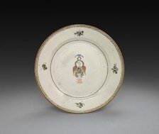 Plate, c. 1790. Creator: Unknown.
