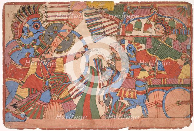 Illustration to the Mahabharata, c. 1800. Creator: Unknown.