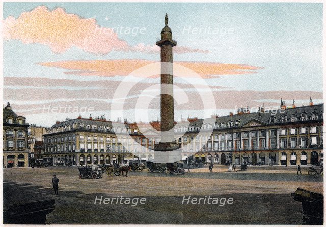 La Colonne Vendome, Paris, c1900. Artist: Unknown