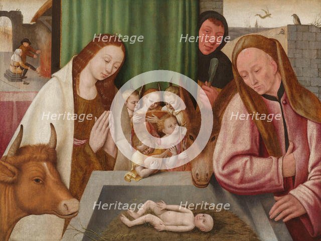 Nativity, c.1550-c.1600. Creator: Jheronimus Bosch (manner of).