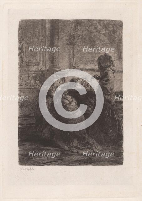 I Fratelli sono al campo (The Men are in the Field), 1870. Creator: Mose, Bianchi.