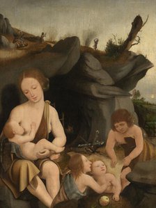 Eve And Four Children, c1520. Creator: Jan Mostaert.