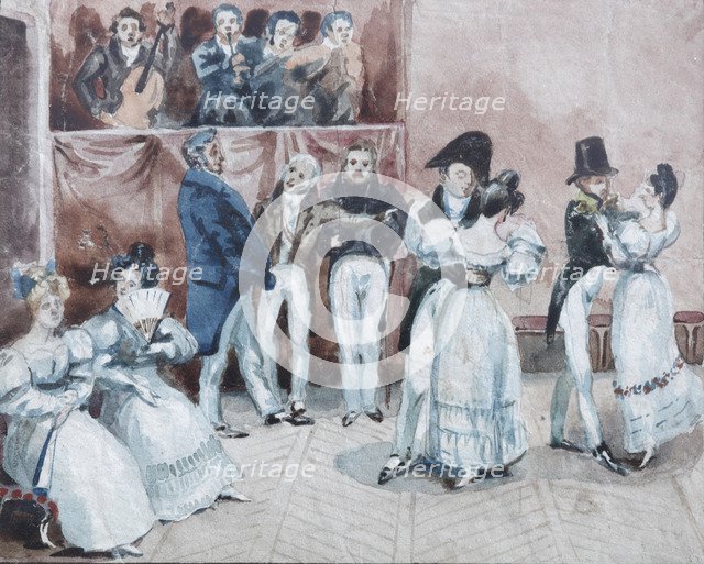 The Cotillion Dance, 1831.