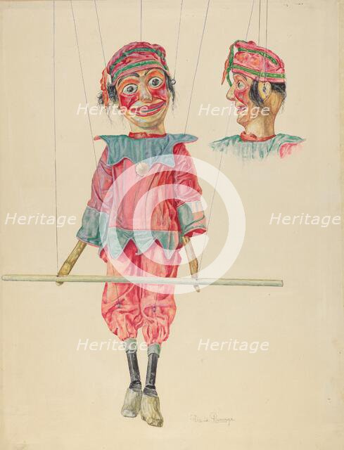 Acrobat Albert, c. 1936. Creator: David Ramage.