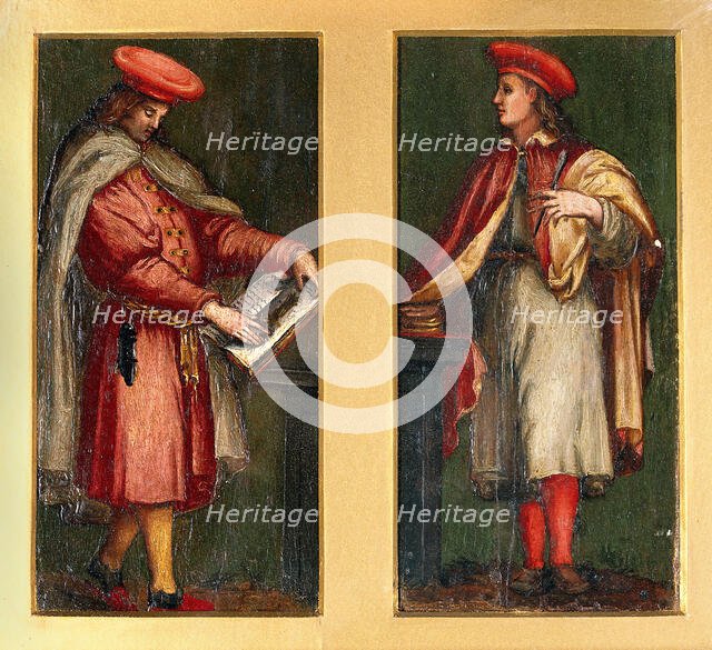 Saint Cosmas and Saint Damian, c16th century. Creator: Unknown.