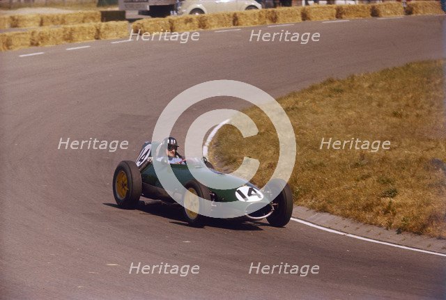 Graham Hill driving a Lotus Climax 16, Dutch Grand Prix, Zandvoort, Holland, 1959. Artist: Unknown