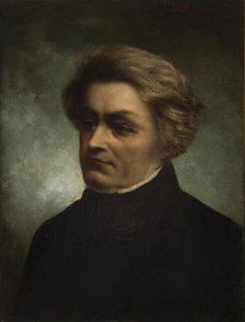 Portrait of Adam Mickiewicz, 1882. Creator: Tytus Maleszewski.