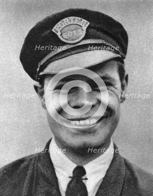 A train porter, London, 1926-1927. Artist: Unknown